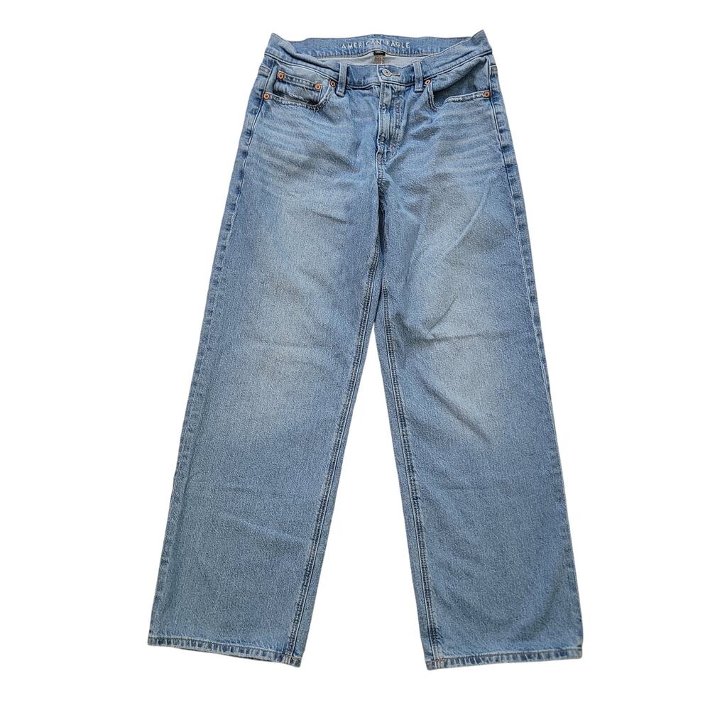 American Eagle Size 32x32 Light Wash Stovepipe Jeans Classic Fit